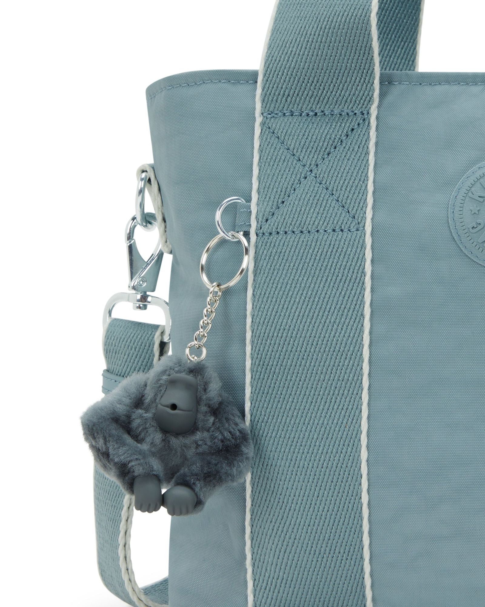 Kipling Minta M Relaxed Grey Tote Bag I7725-3NL