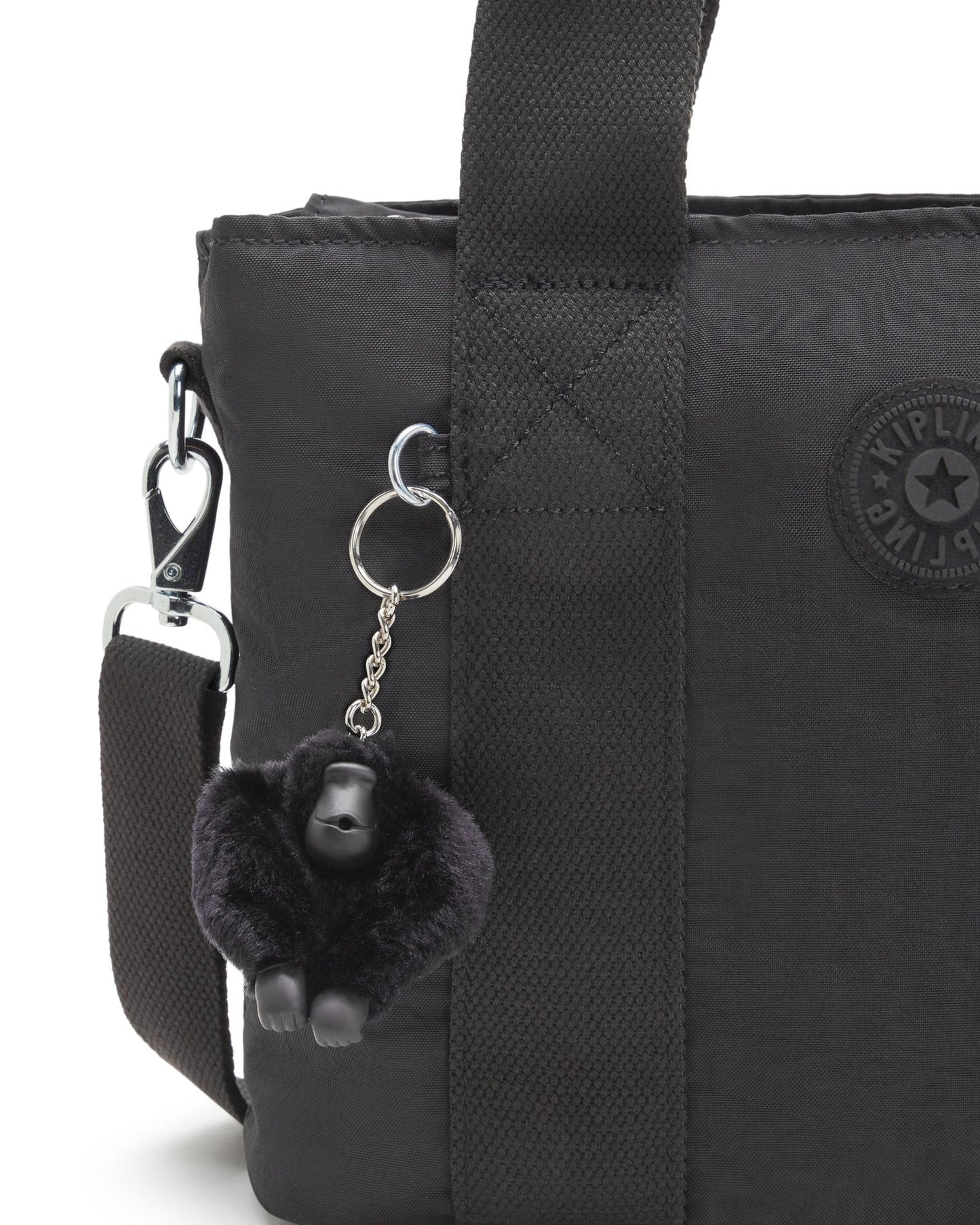 Kipling Minta M Black Noir Medium Tote Bag C2I7725-P39