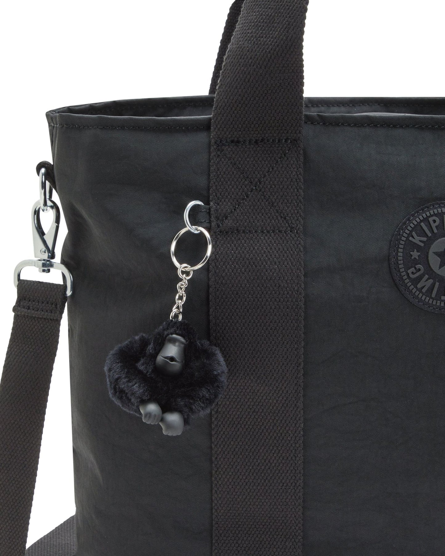 Kipling Minta L Black Noir Large Tote Bag C2I7807-P39