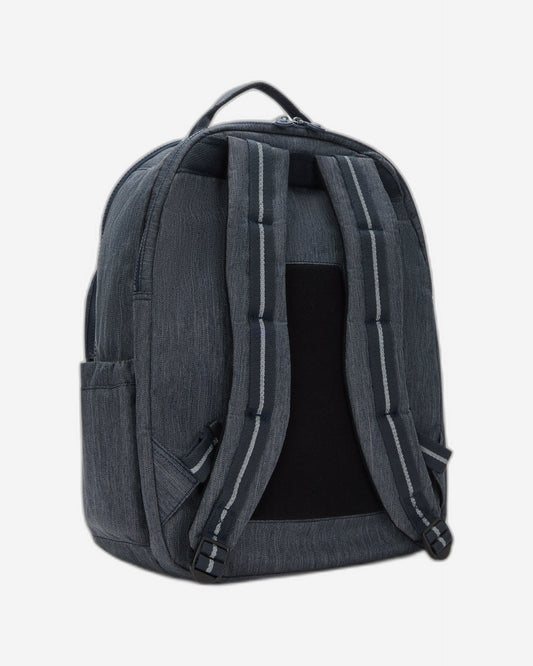 Kipling Seoul College Marine Navy Large Backpack C2I7866-58C