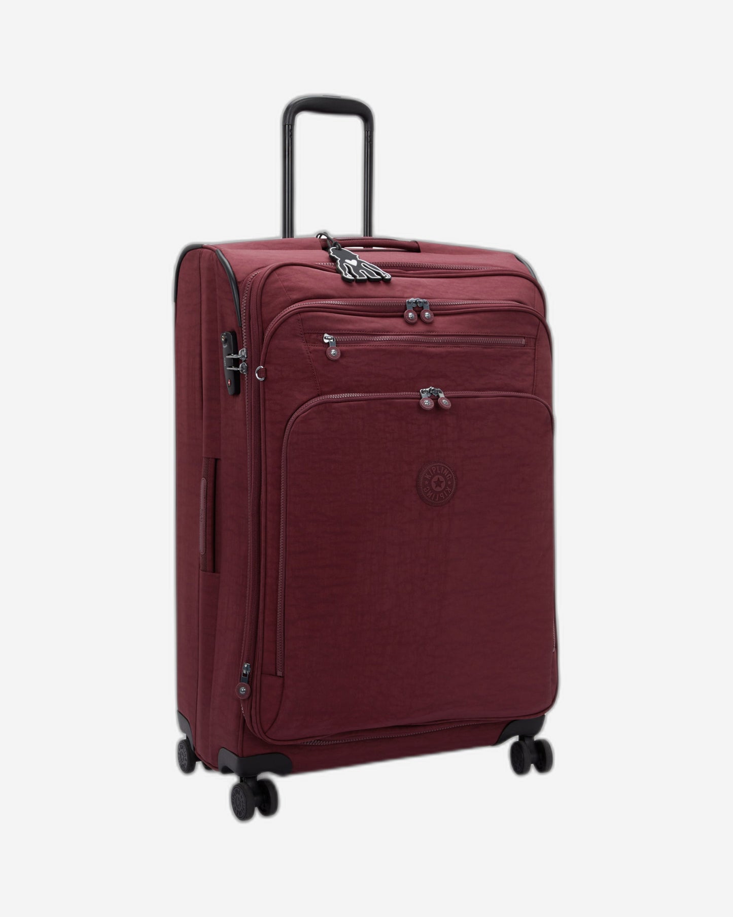 Kipling New Youri Spin L Lounge Wine Large expandable wheeled luggage I7930-5FW