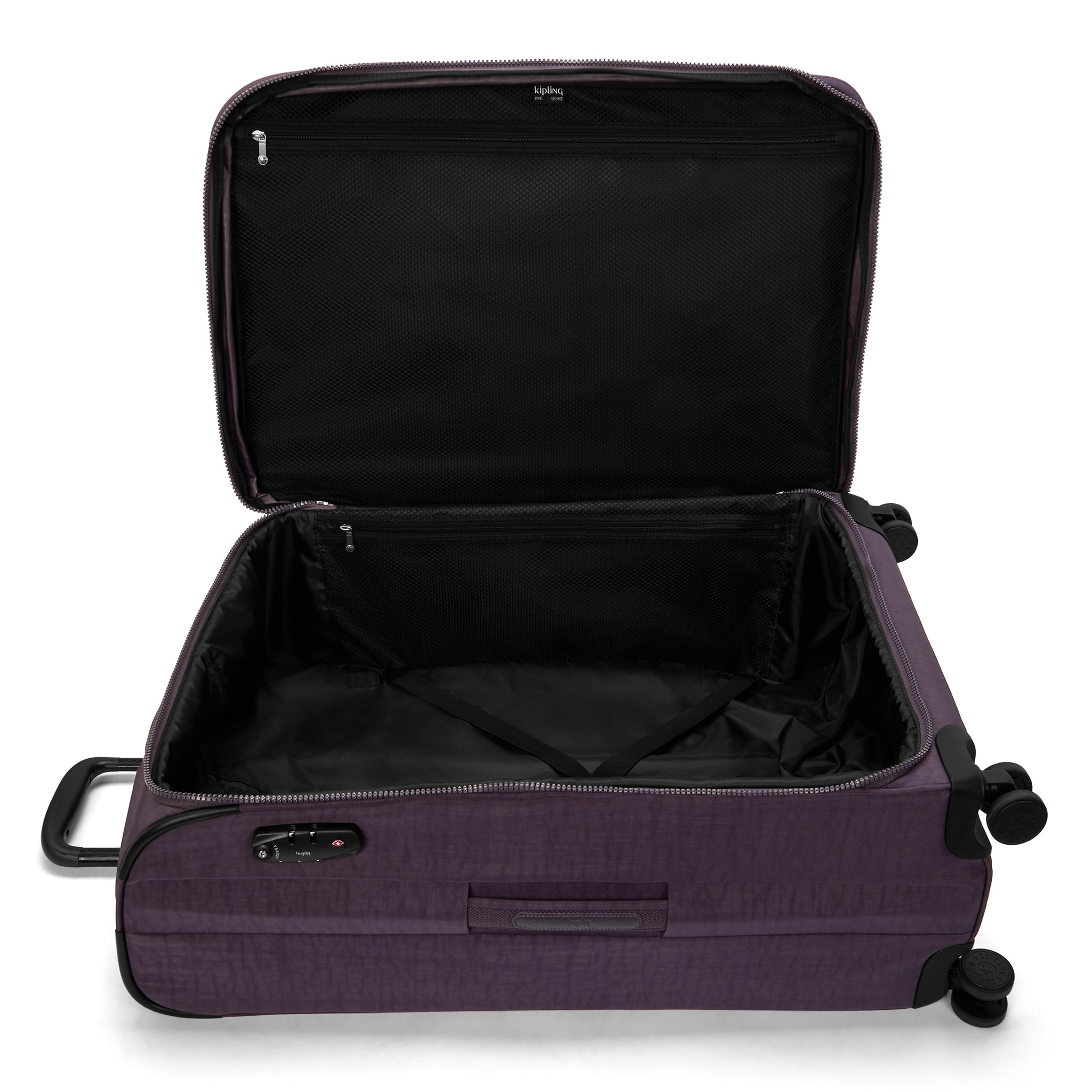 Kipling New Youri Spin L Ultimate Plum Expandable Spinner I7930-67U