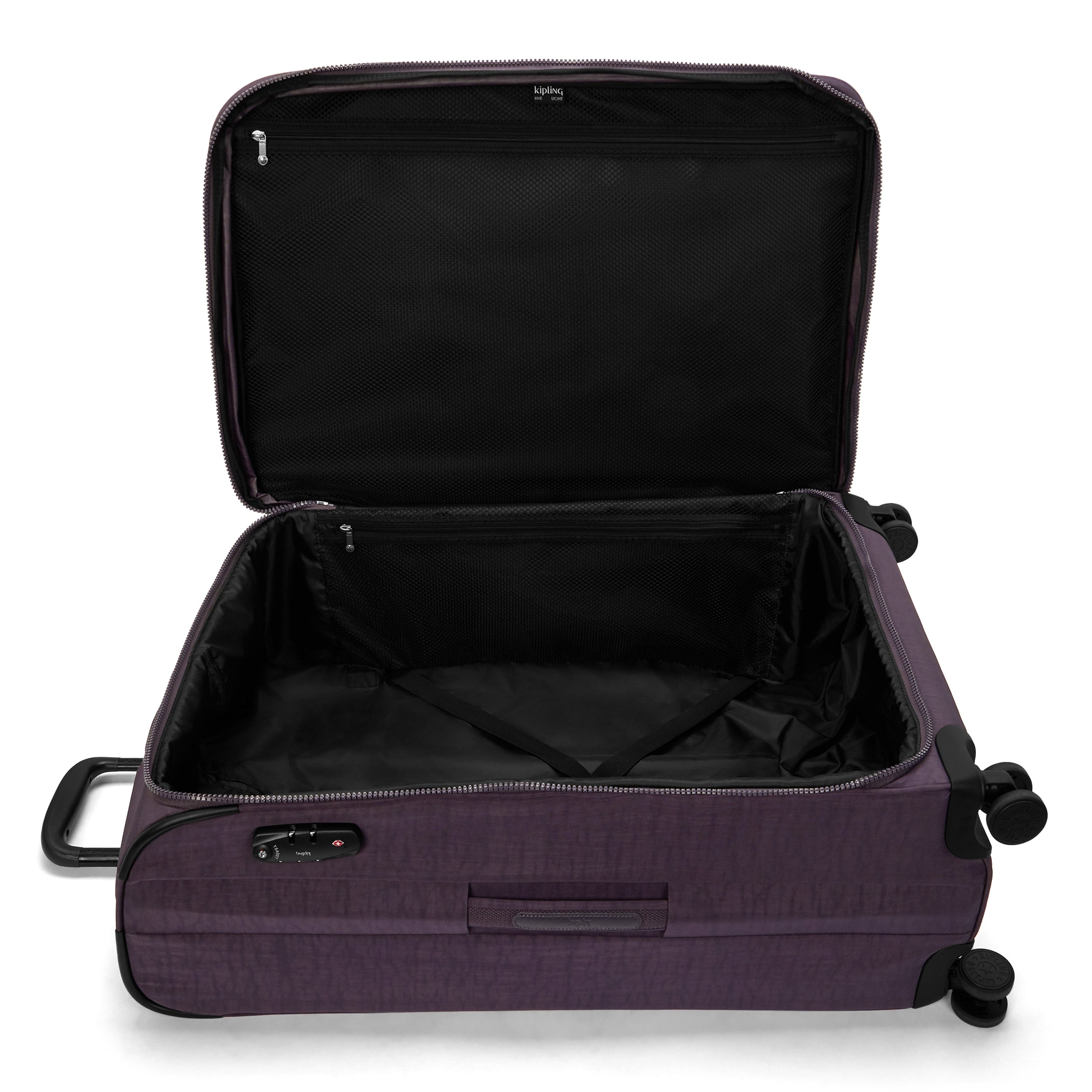 Kipling New Youri Spin L Ultimate Plum Expandable Spinner I7930-67U