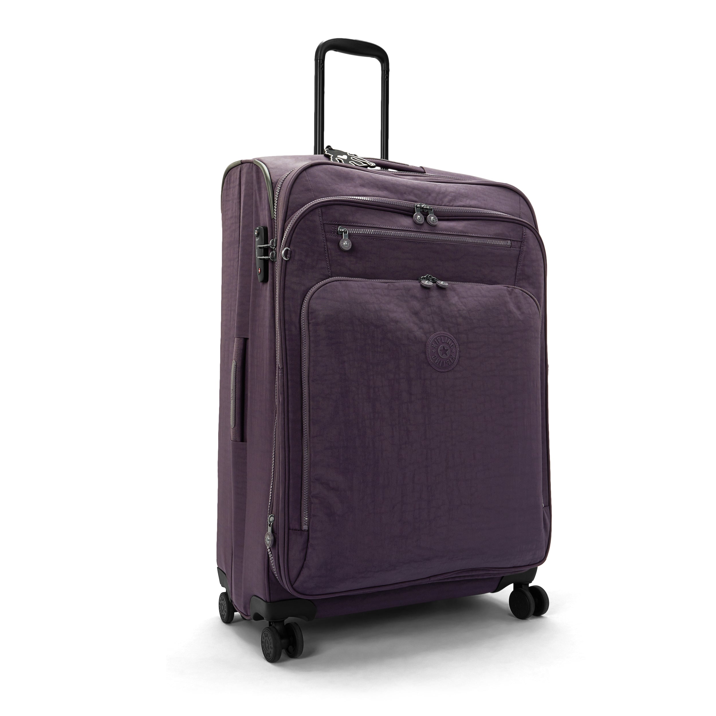 Kipling New Youri Spin L Ultimate Plum Expandable Spinner I7930-67U