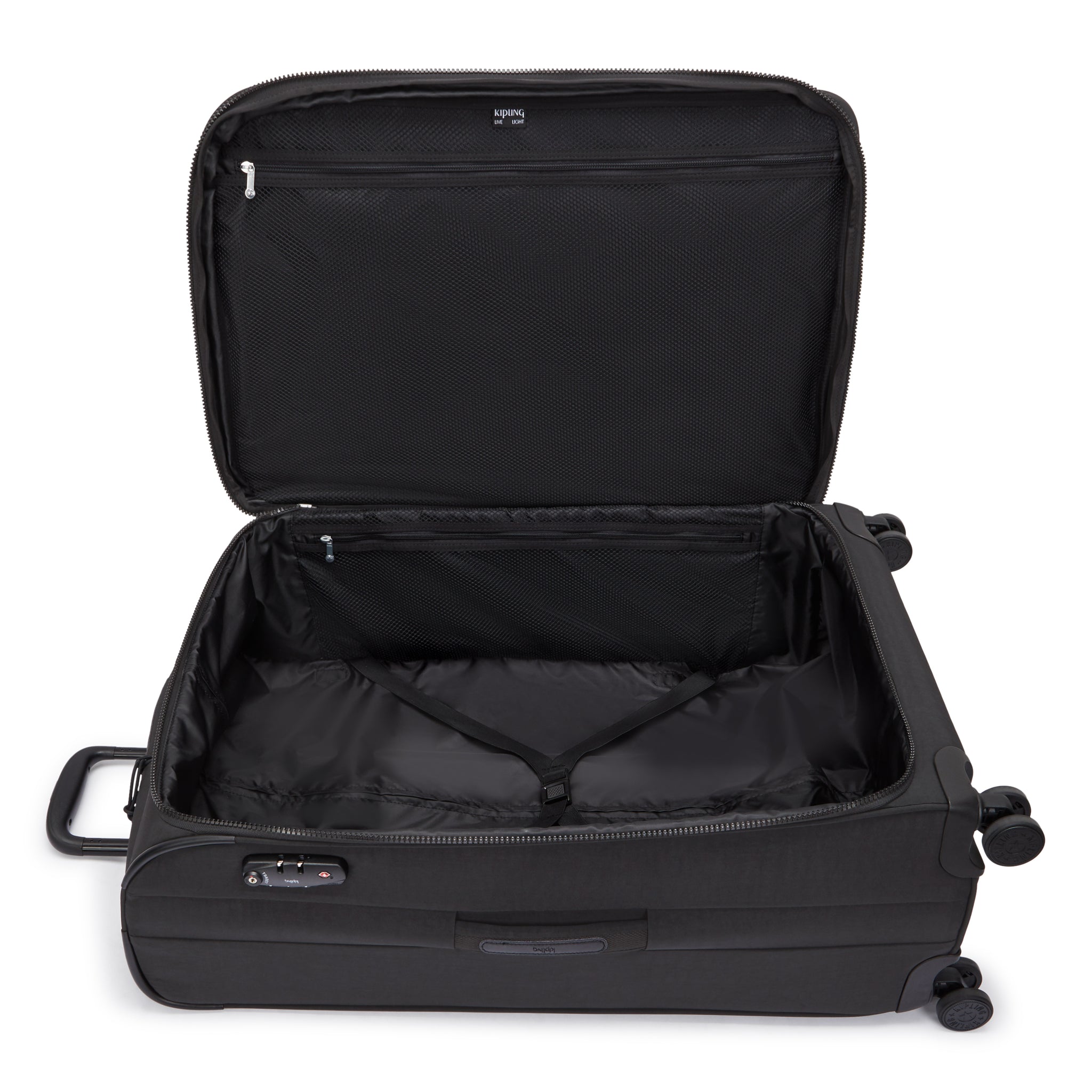 Kipling New Youri Spin Black Noir Expandable Spinner C2I7930-P39