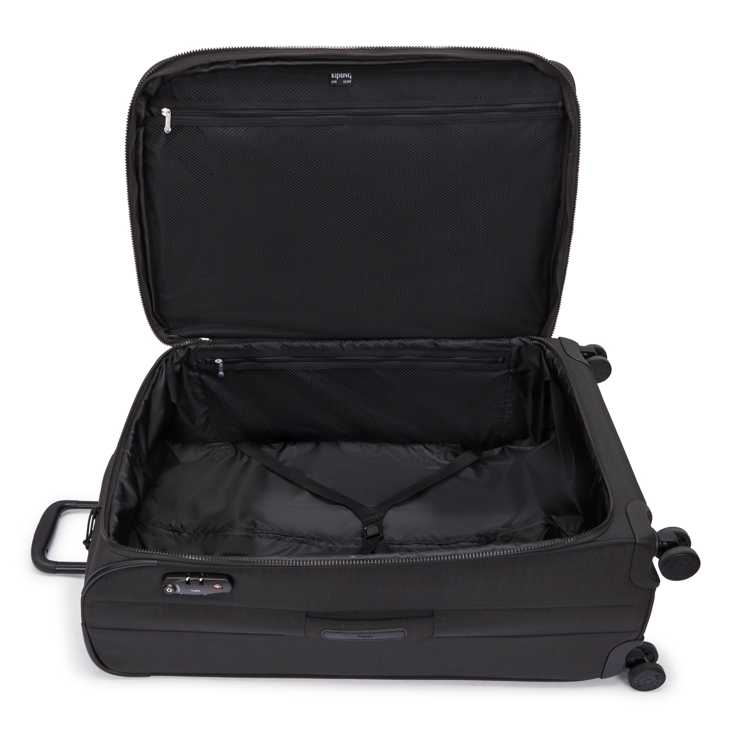 Kipling New Youri Spin Black Noir Expandable Spinner C2I7930-P39