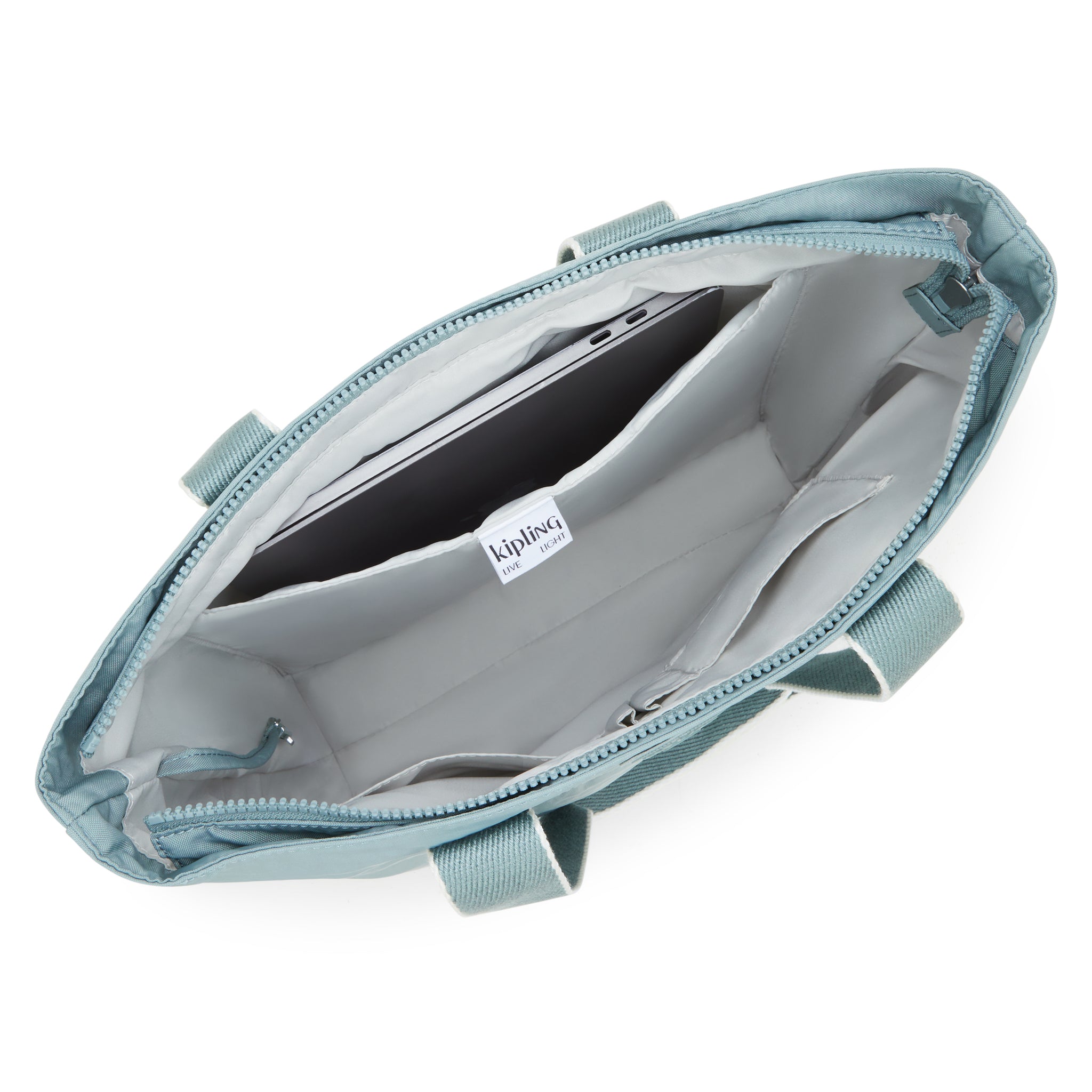 Kipling Hanifa Relaxed Grey Tote Bag I7937-3NL