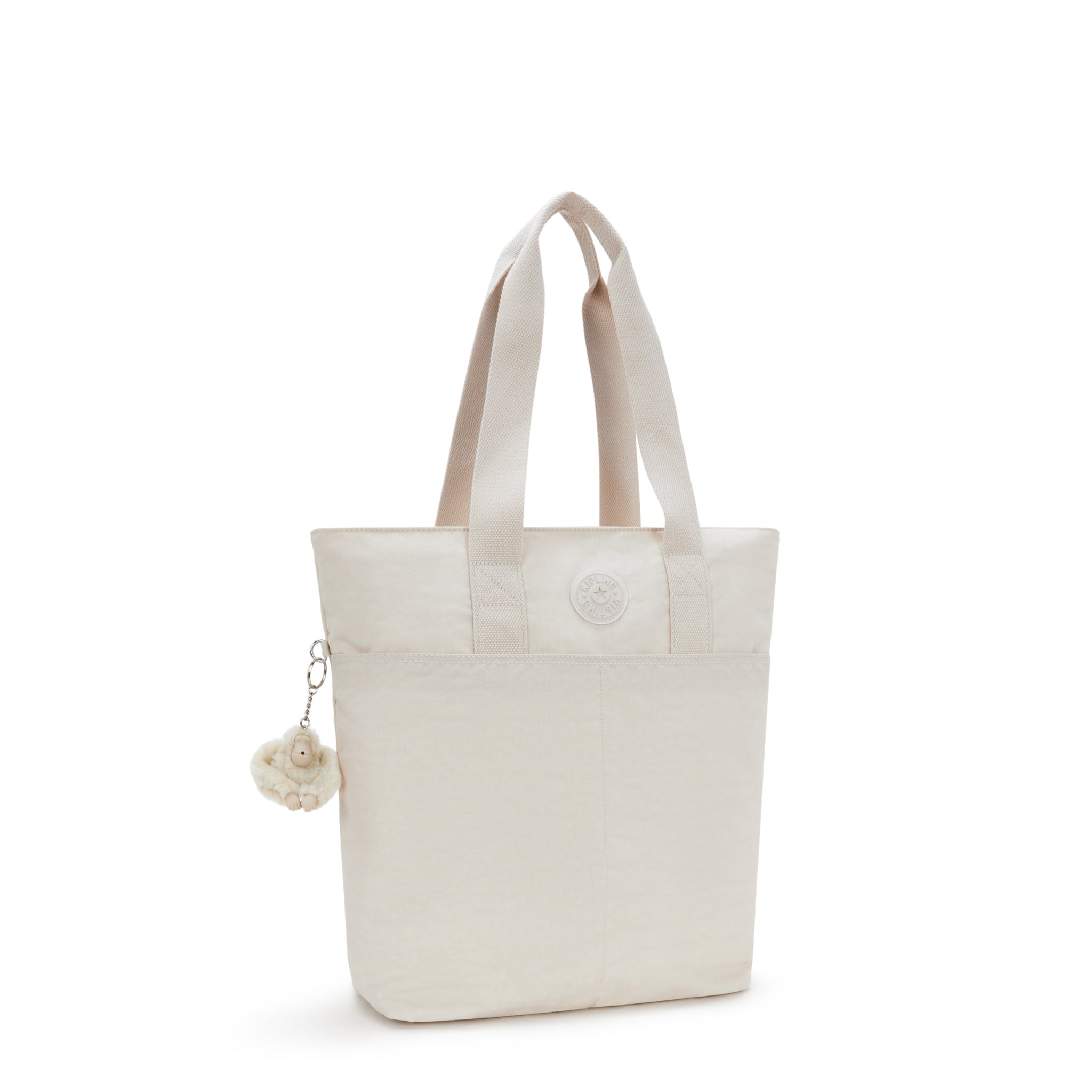 Kipling Hanifa Hideaway Beige Tote Bag I7937-7JR