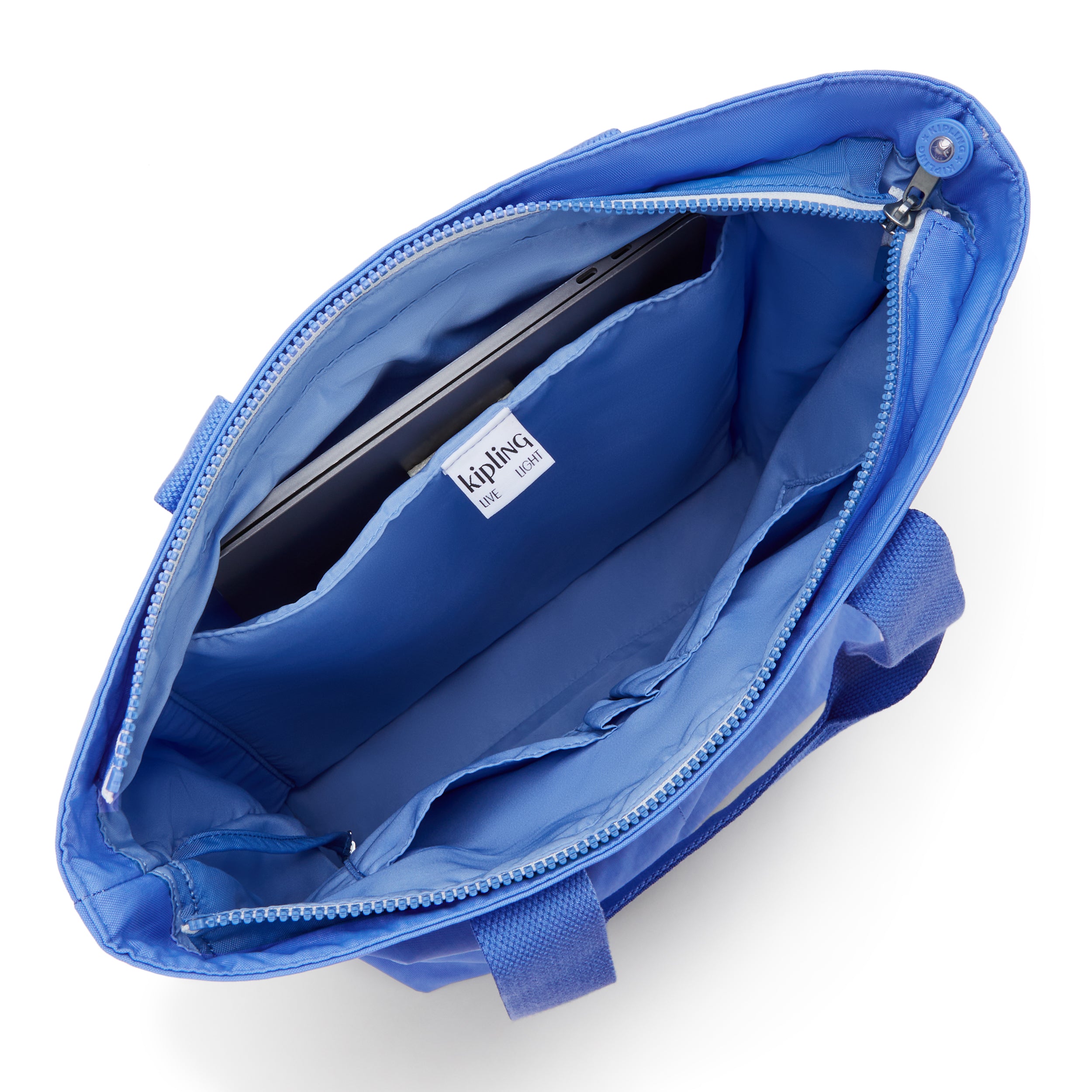 Kipling Hanifa Cocktail Blue Large Tote I7937-87S