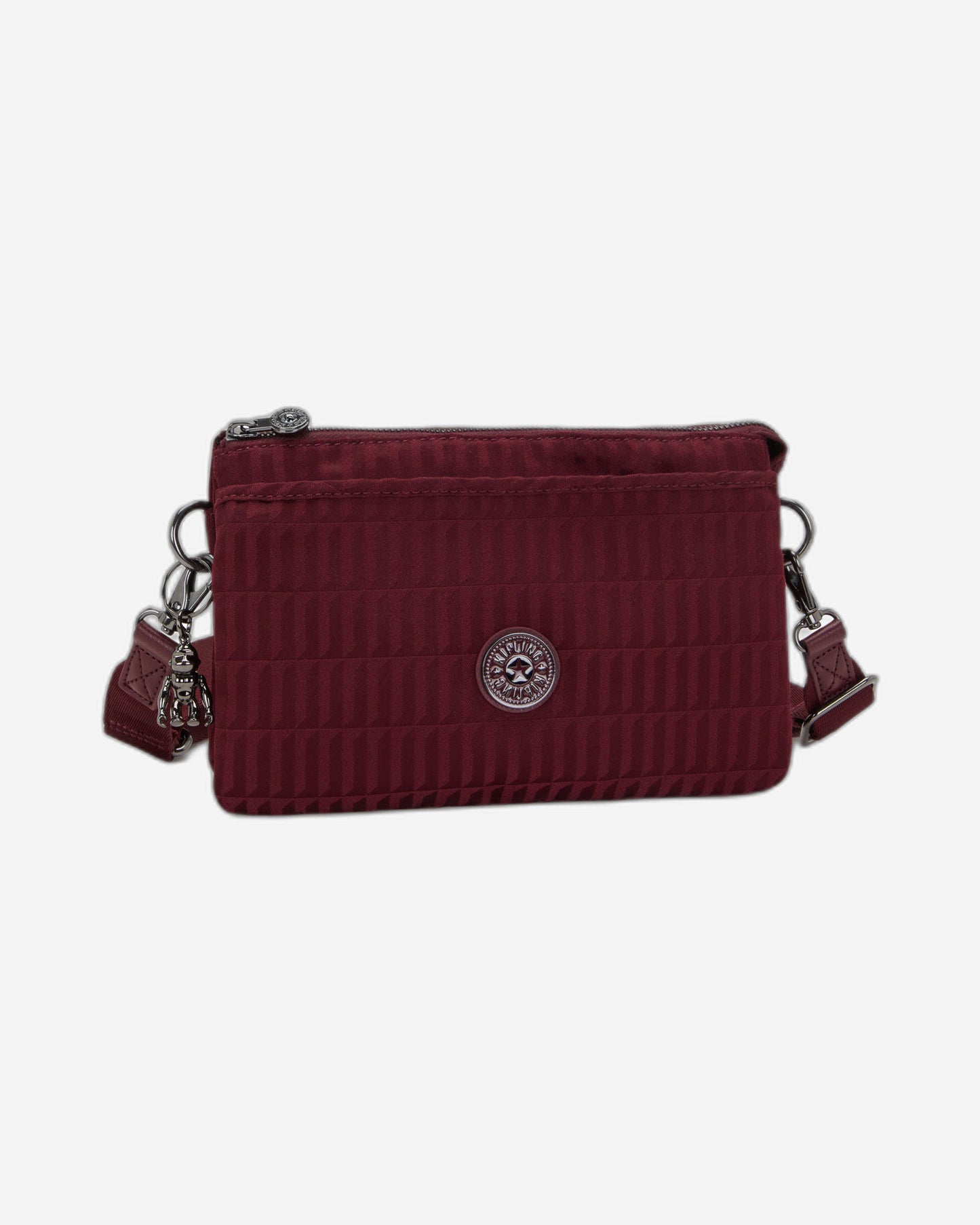 Kipling Riri Maroon Tile Jq Small crossbody (with removable shoulderstrap) I7967-9HX
