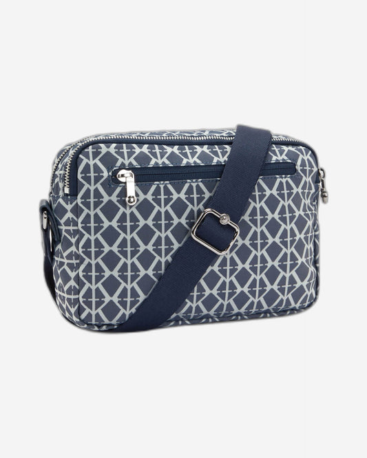 Kipling Abanu M Navy Sign Jq Medium Crossbody I8024-8DM