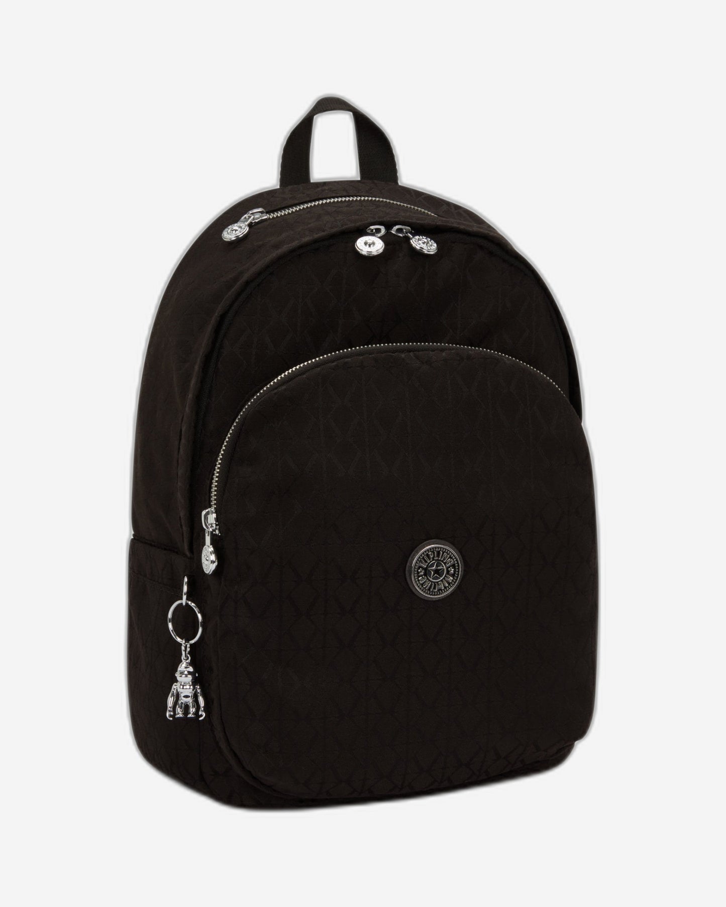 Kipling Delia Noir Sign Jq Medium Backpack I8034-4NW