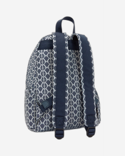 Kipling Delia Navy Sign Jq Medium Backpack I8034-8DM