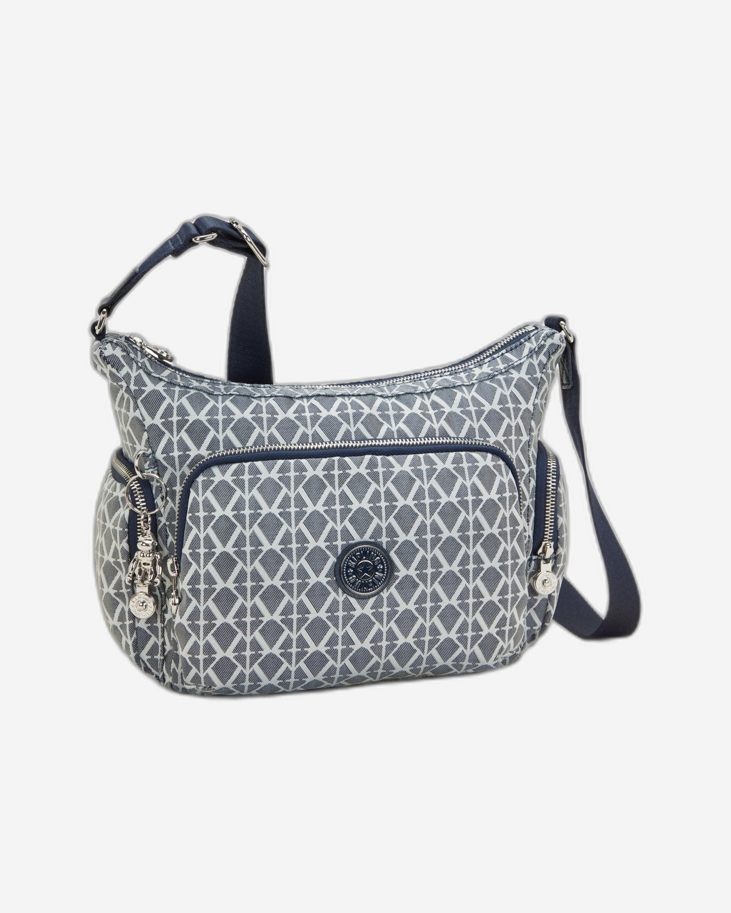 Kipling Gabb S Navy Sign Jq Medium crossbody I8039-8DM