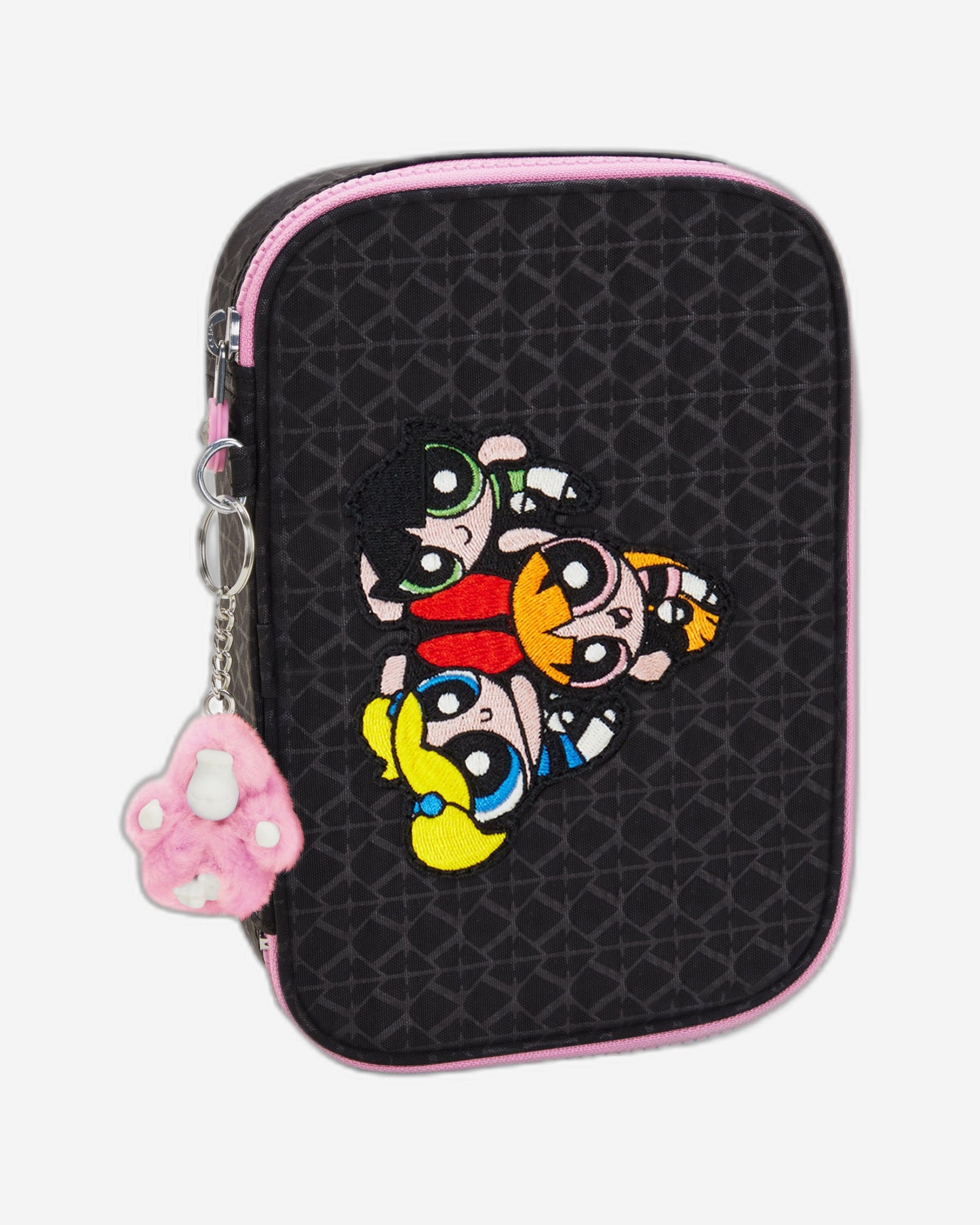 Kipling 100 Pens Powerpuff Girls Black Large Pencase I8122-8PP