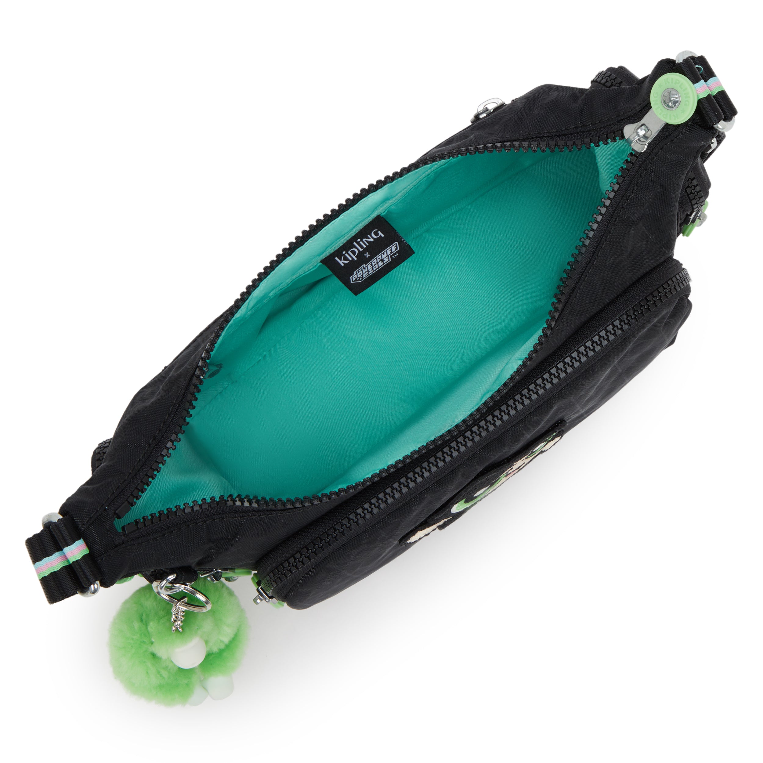 Kipling Gabbette S Powerpuff Girls Green Crossbody Bag I8124-1PF