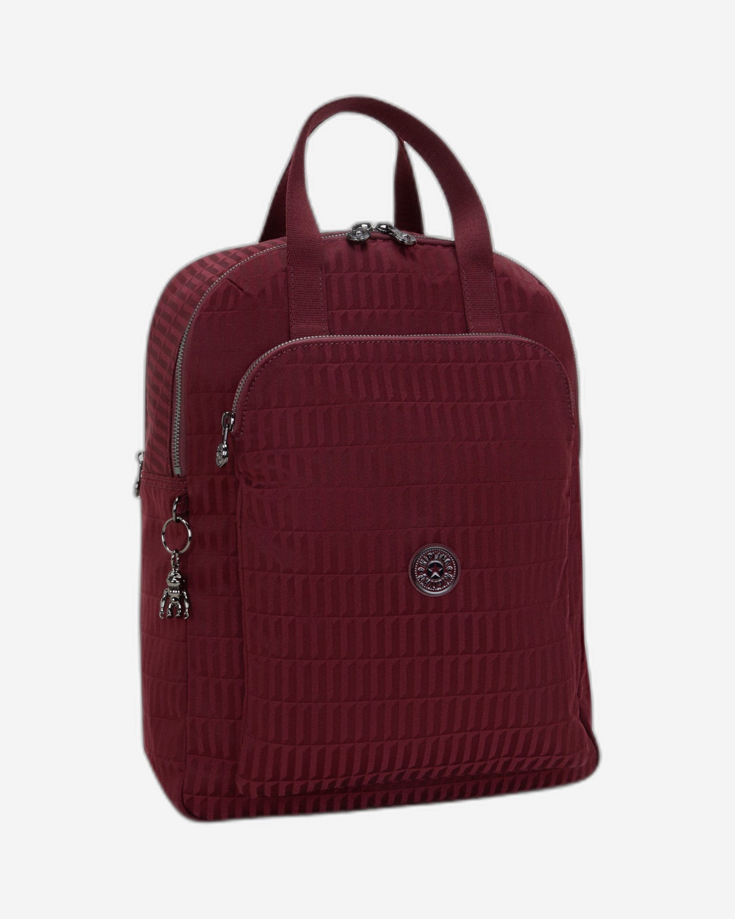 Kipling Kazuki L Maroon Tile Jq Large Backpack (with Laptop Compartment) I8227-9HX