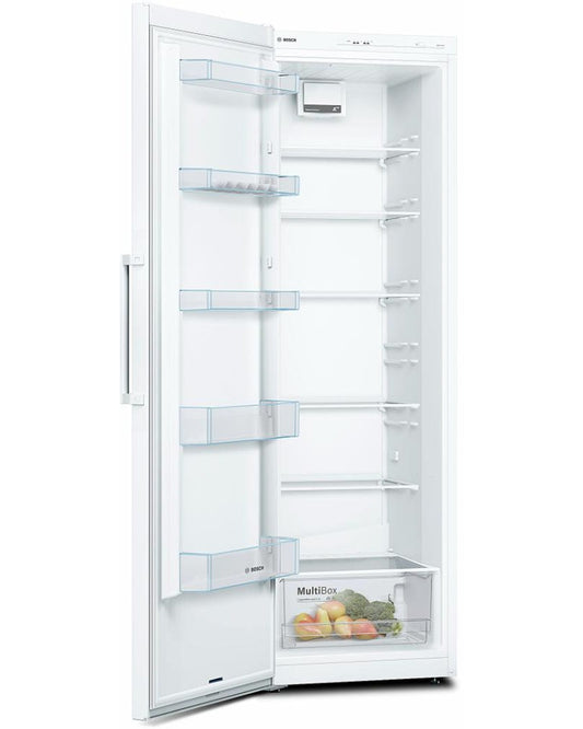 Bosch Series 2 Freestanding Upright Fridge 348 L & 186 × 60 cm White – KSV36NW30M (ESMA Certified)