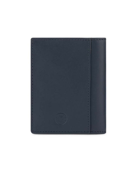 Cross Soft Grain Leather Business Card Case - Navy Blue