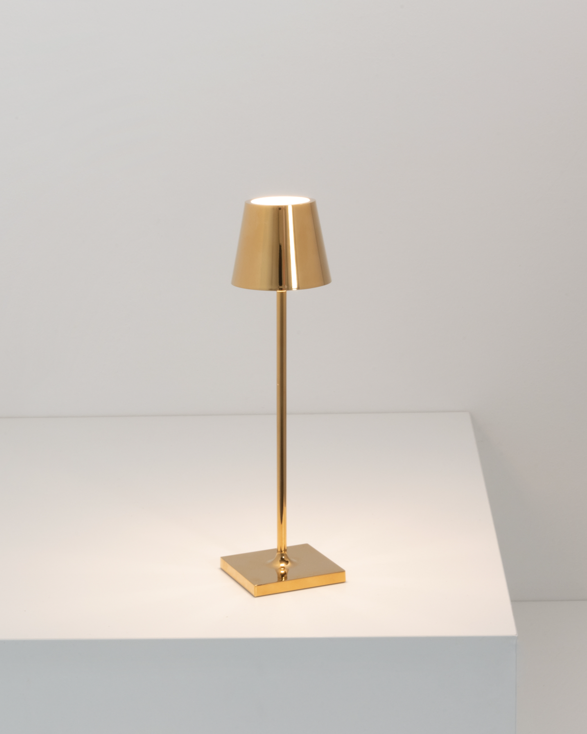 Zafferano Poldina Pro Micro Table Lamp Corten No Plug