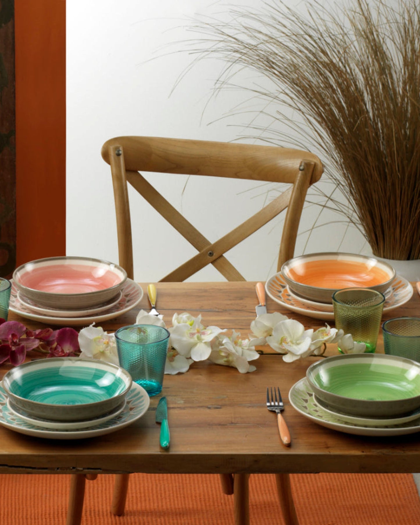 Tognana Dinner Set 18Pc Cape Town Multicolor