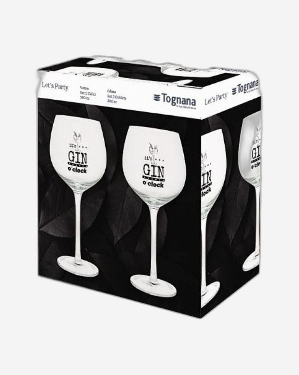 Tognana Sets 2 Gin Tonic Goblets Cc420 - Let'S Party Gin Tonic