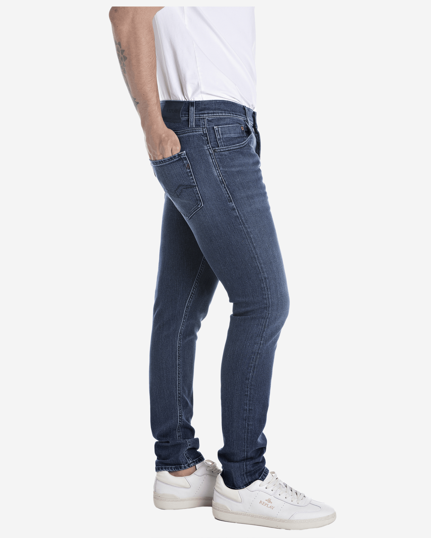 Replay Mickym Slim-Fit Jeans - Blue