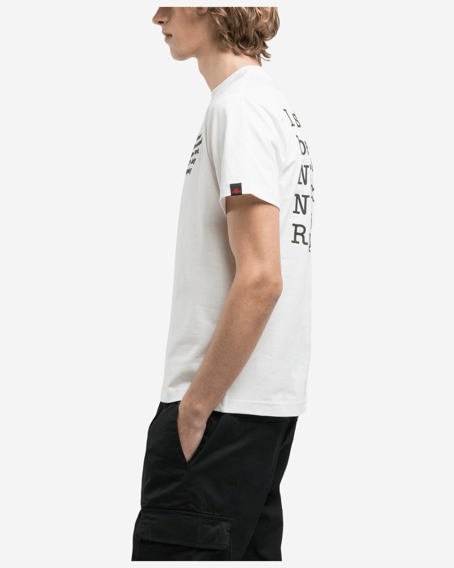 Replay Cotton T-Shirt With Lettering - Black