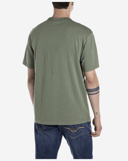 Replay SHOT JERSEY T-SHIRT WITH LETTERING