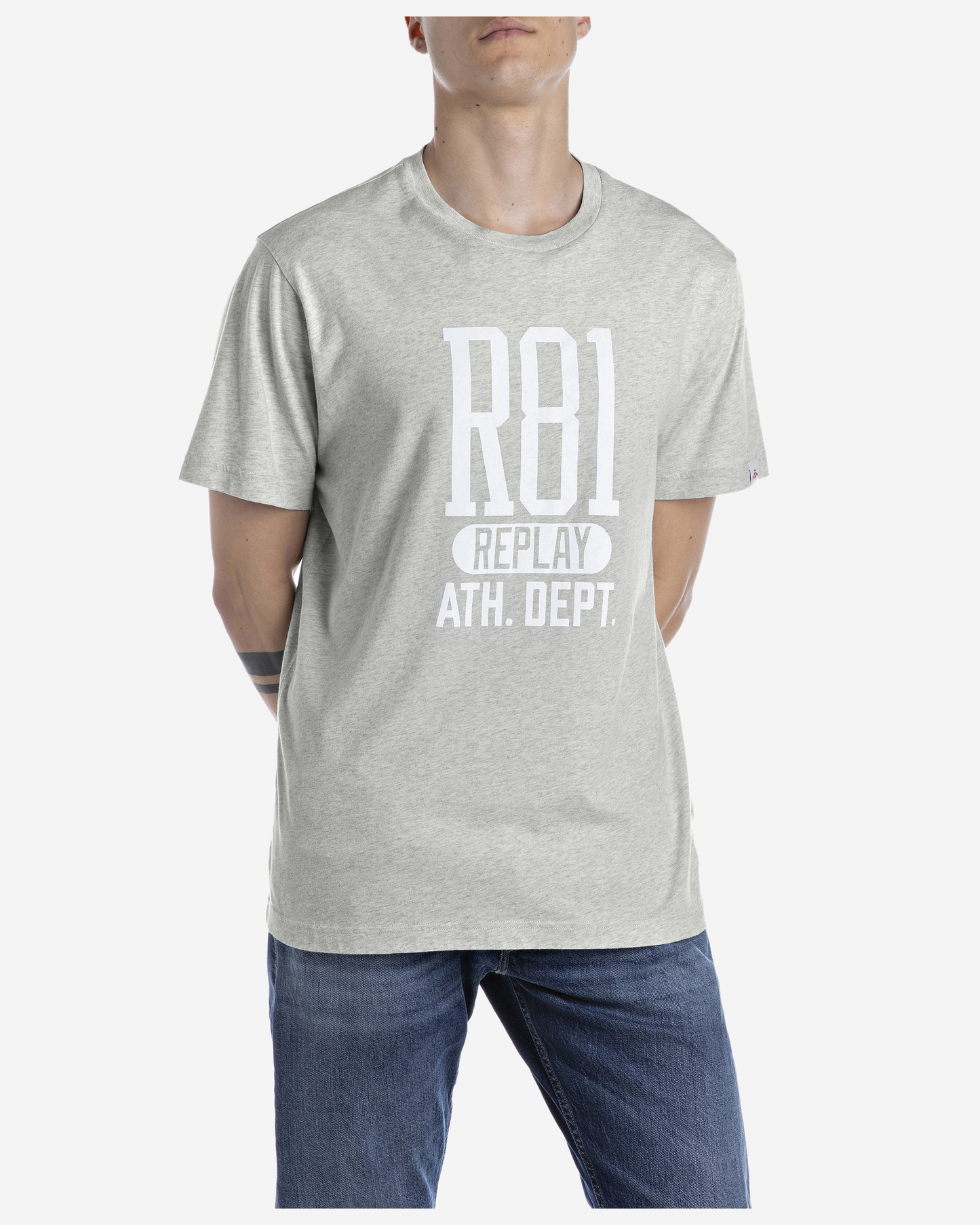 Replay Regular-Fit T-Shirt With Lettering Print
