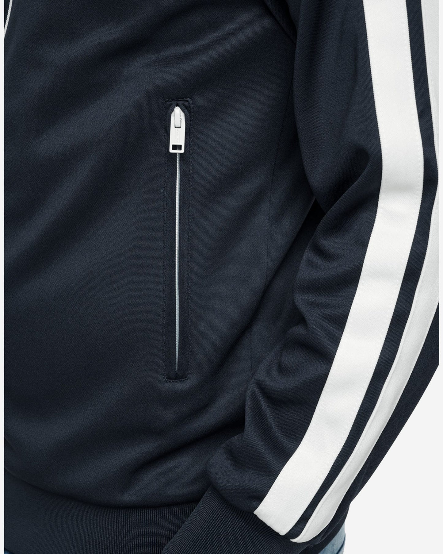Turtleneck Full-Zipper Sweatshirt
