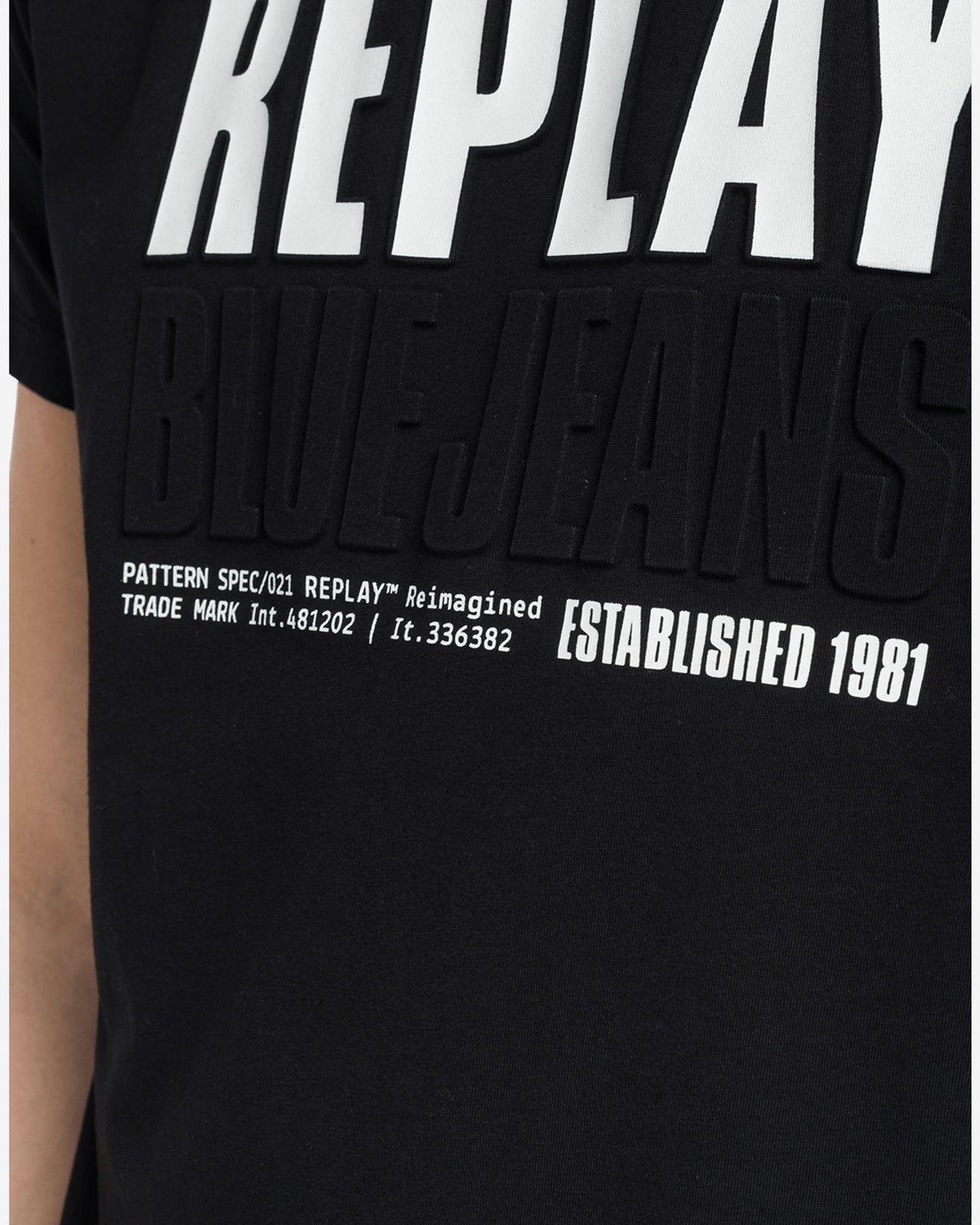 Replay Blue Jeans Established 1981 Print T-Shirt