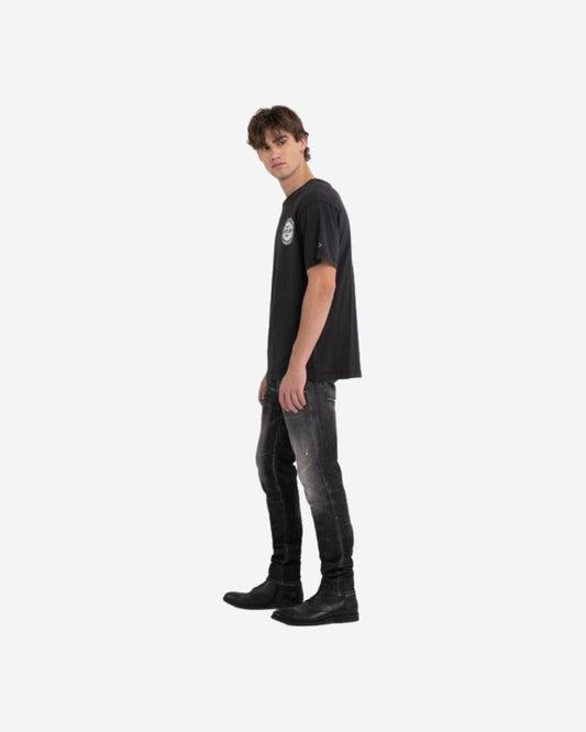 T-Shirt With Biker Print