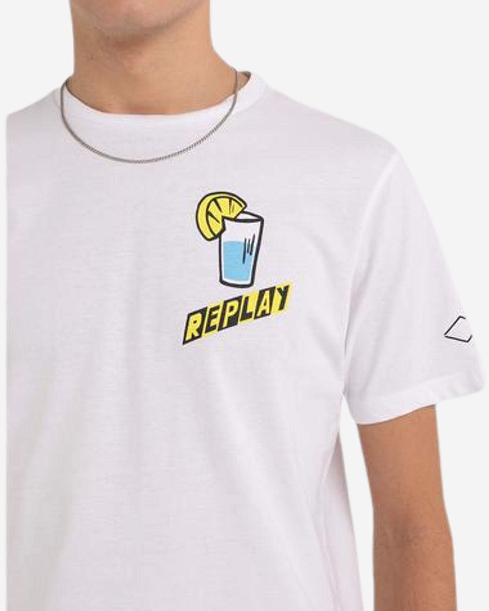 Organic Cotton T-Shirt With Pop Print