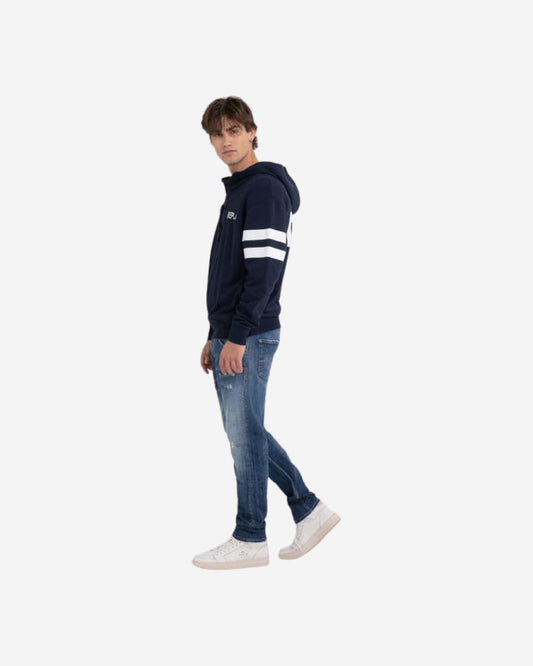 Half Zipper Sweatshirt In Organic Cotton