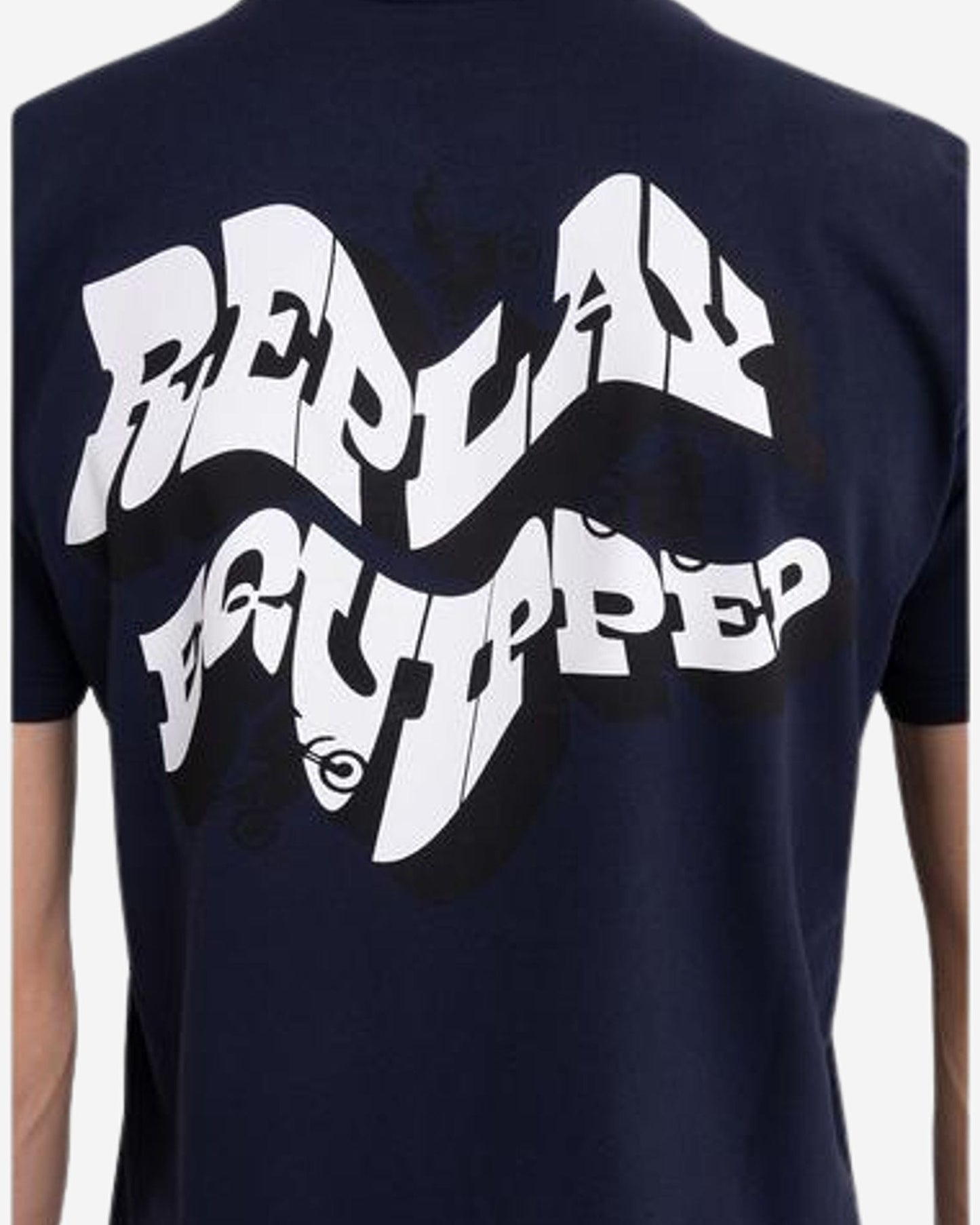 Organic Cotton T-Shirt With Motorcycle Print