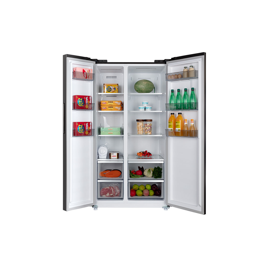 Hoover 682L Dual Inverter Side-by-Side Refrigerator