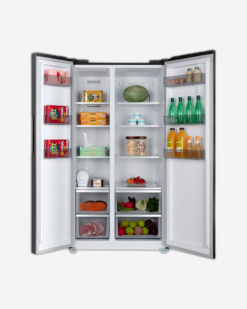 Hoover 682L Dual Inverter Side-by-Side Refrigerator
