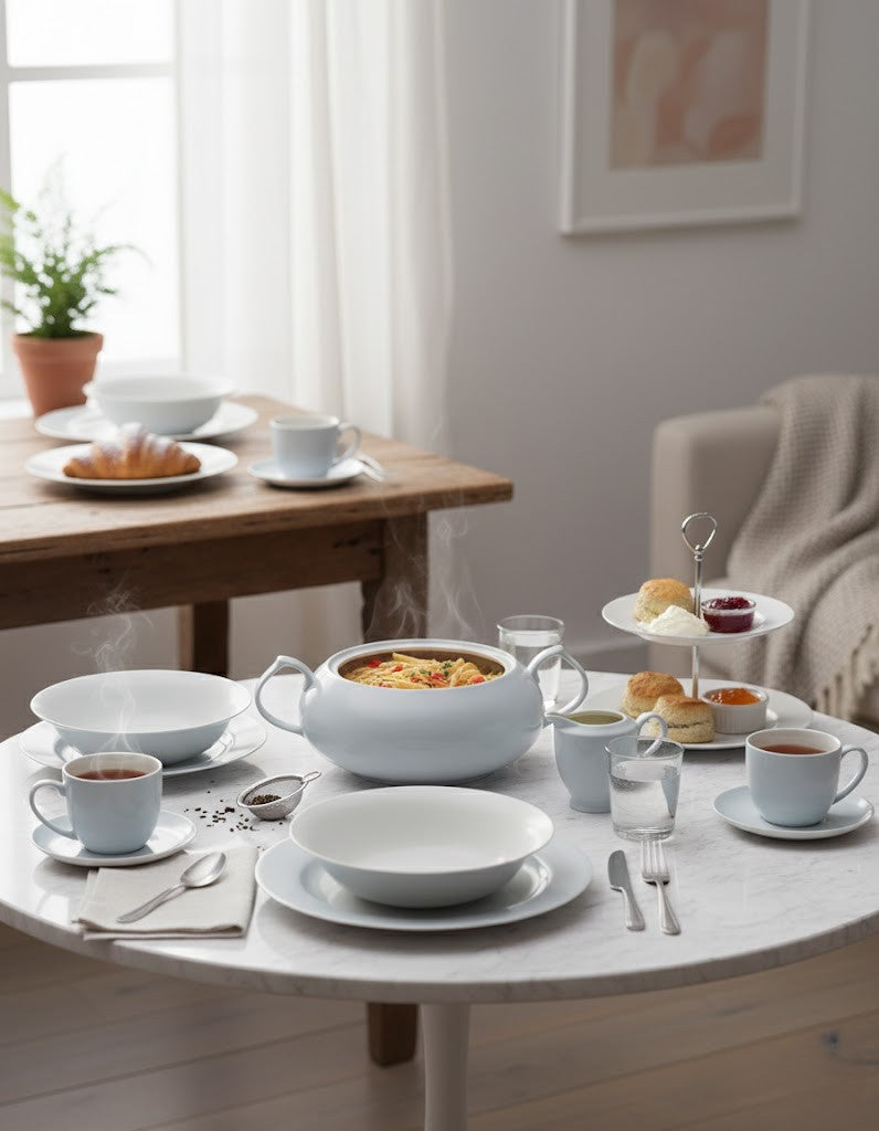 Maison Pastel Dinner Plate blue Moonstone