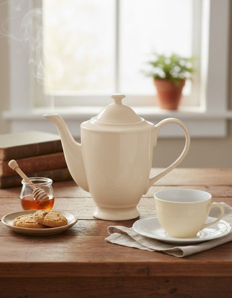 Maison Pastel Teapot Lid Ivory