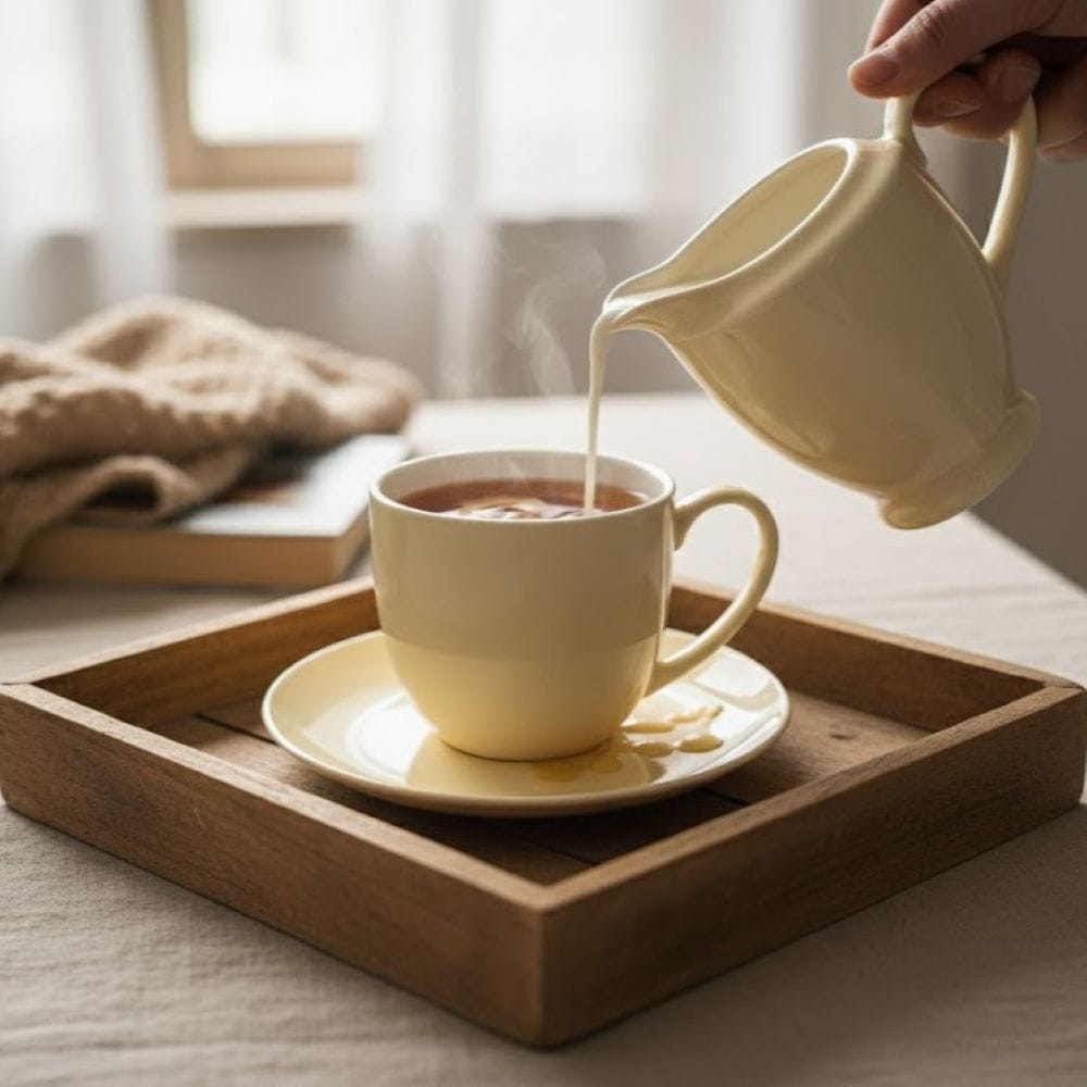 Maison Pastel Tea And Saucer Ivory