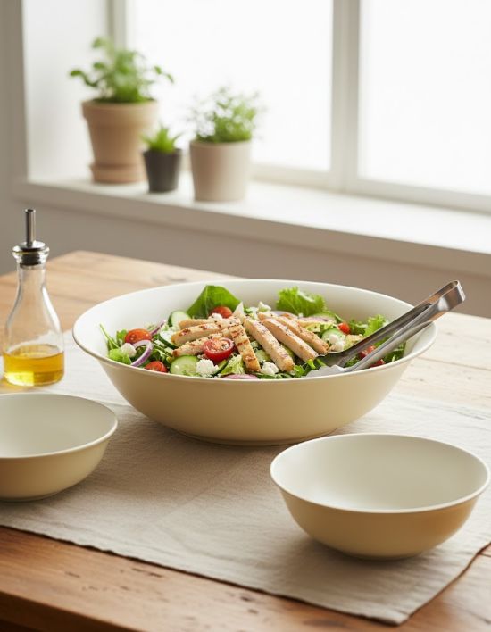 Maison Pastel Salad Bowl Mocha