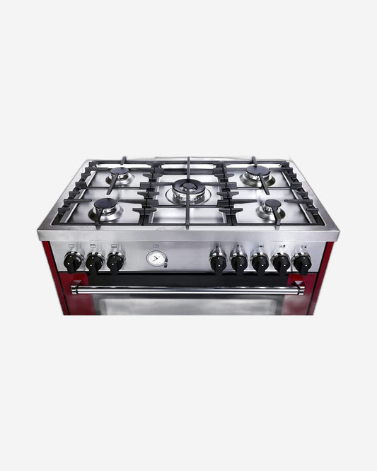 Bertazzoni Full Gas Range Cooker with Gas Oven 90x60, Stainless Steel