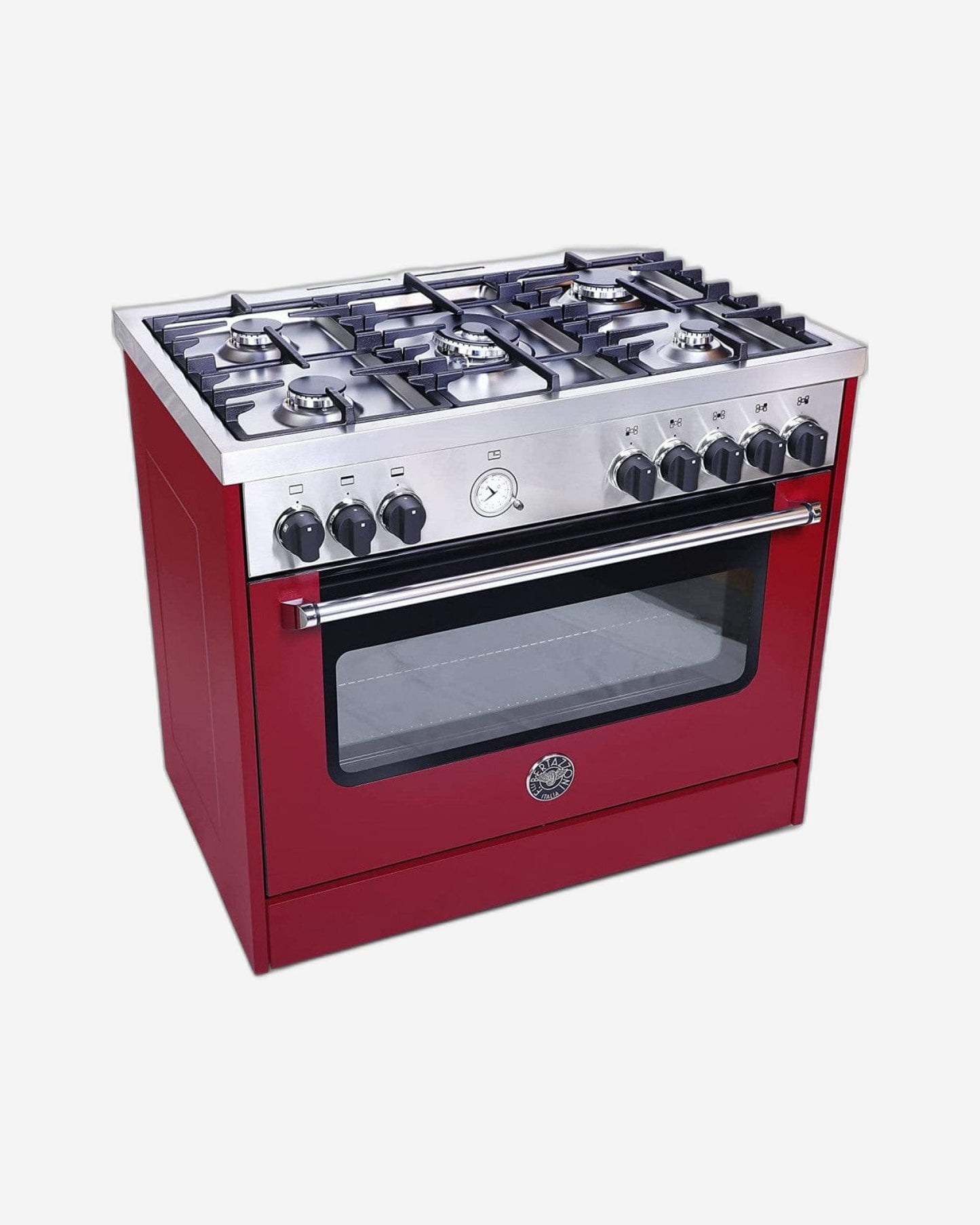 Bertazzoni Full Gas Range Cooker with Gas Oven 90x60, Stainless Steel