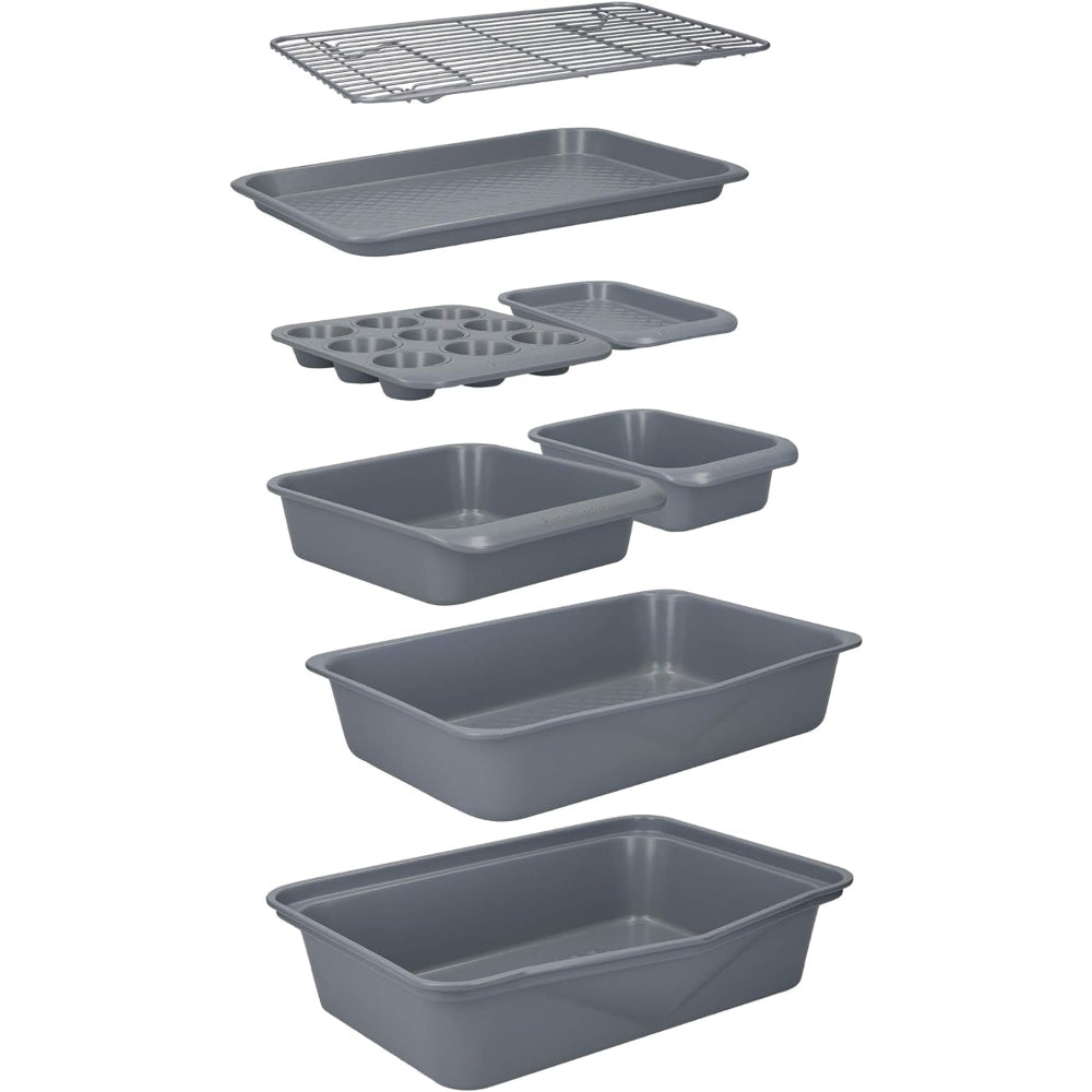 Mc Sc Muffin Tin Grey Non Stick 24X22Cm