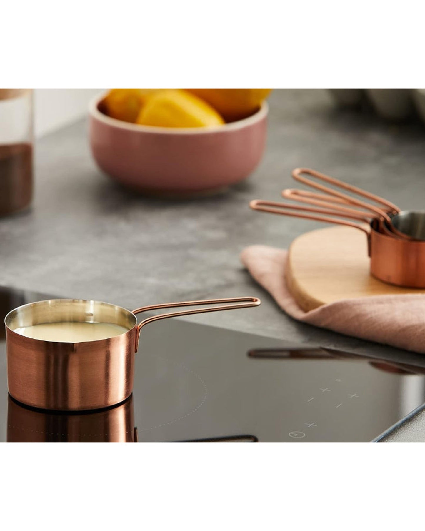 Mc Measuring Cup Set Of 4 S/Steel Copper