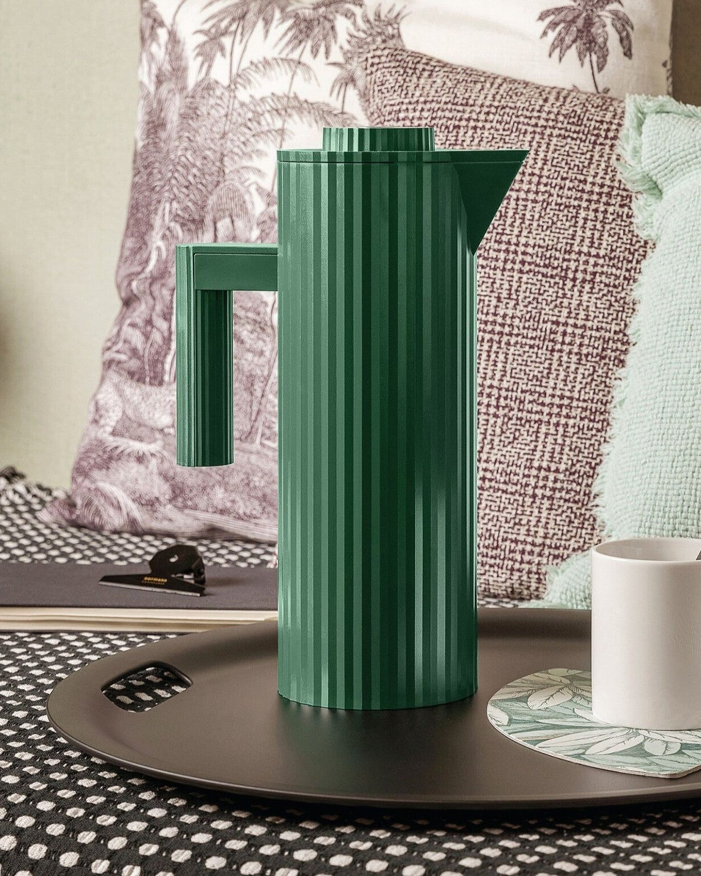 Alessi Plisse Jug Vacuum Glass Gr - MDL12GR_ASI