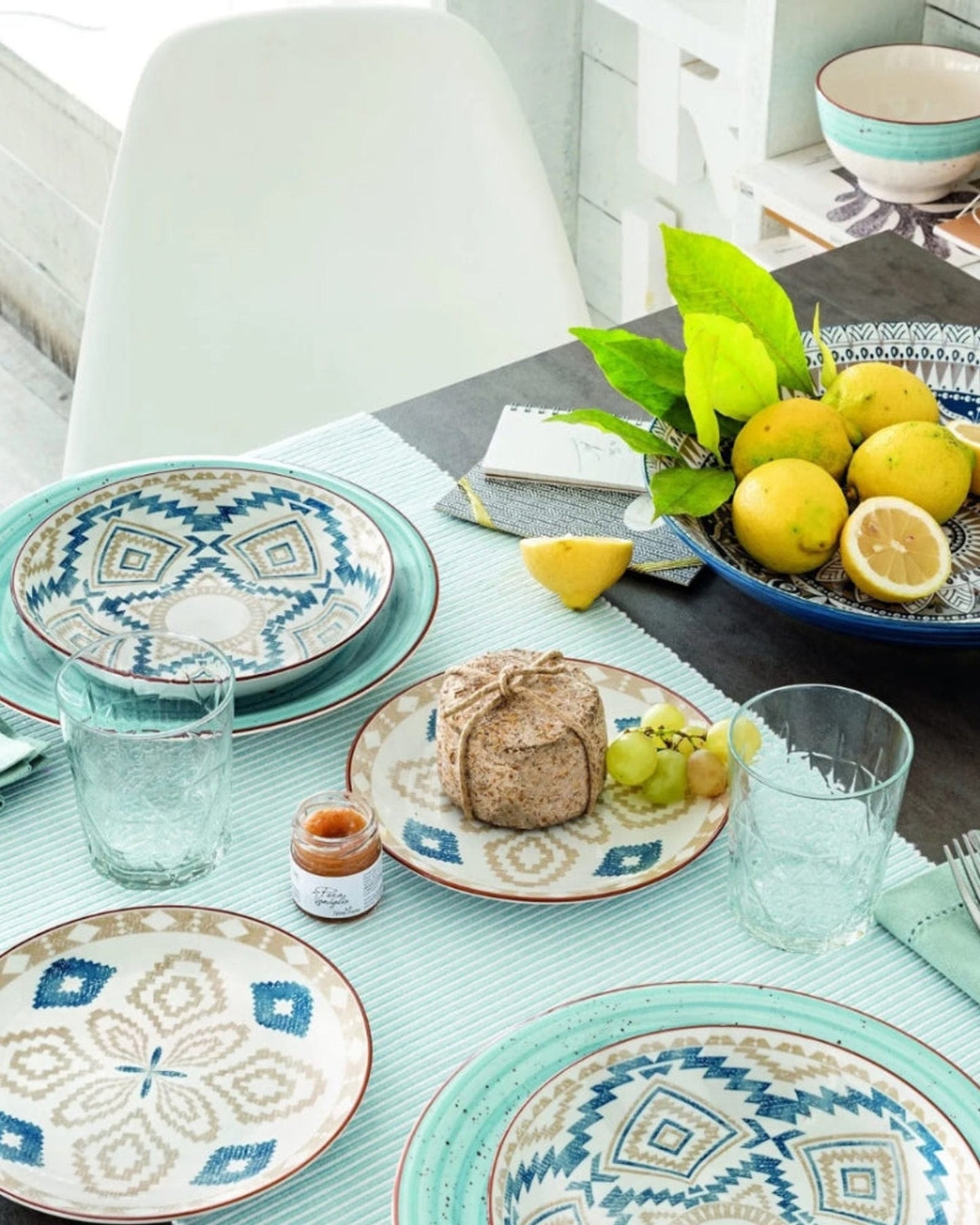 Tognana Table Set 18Pc Casablanca Multicolor