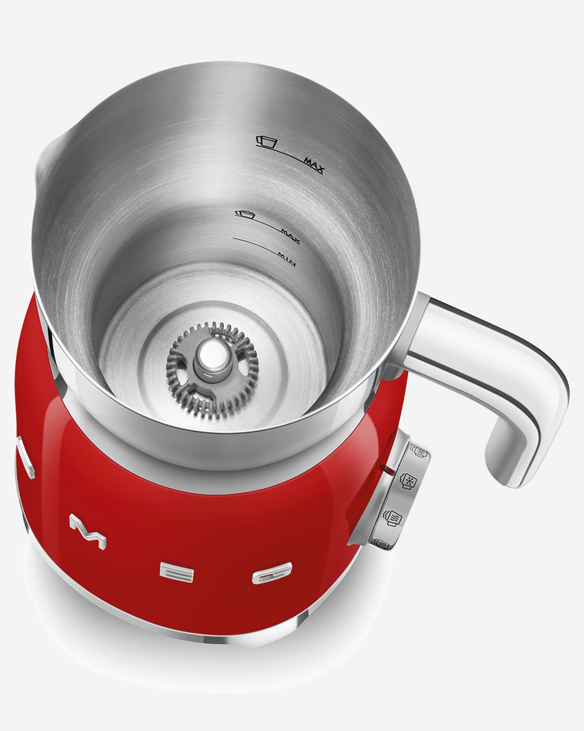 SMEG Milk Frother Red - MFF11RDUK