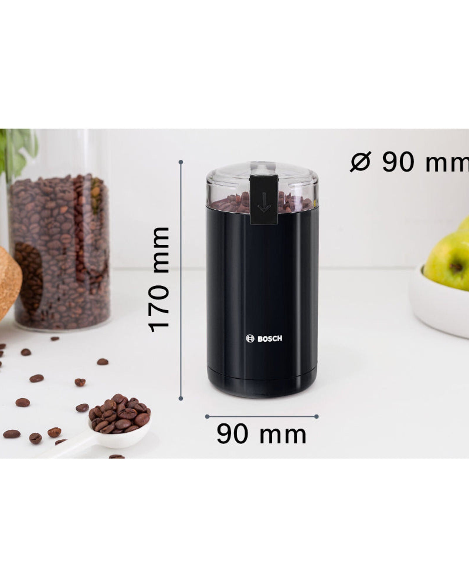 Bosch Coffee Grinder MKM6003NGB Black 180W